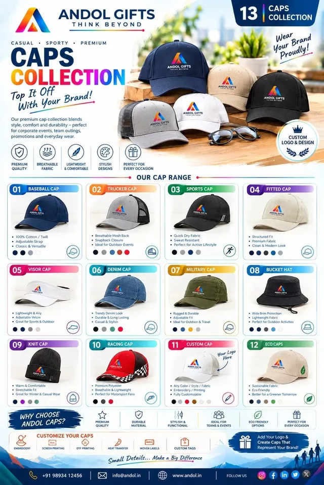 Caps Collection catalogue page