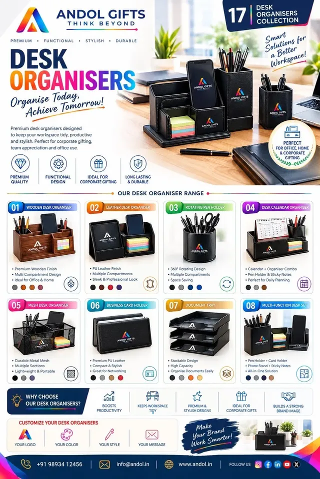 Desk Organisers catalogue page