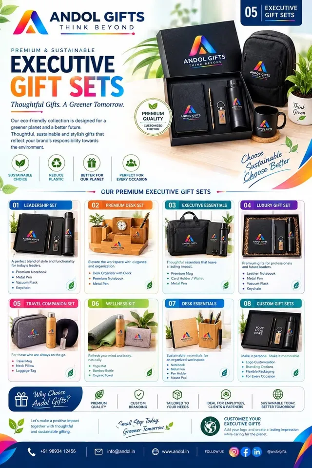 Executive Gift Sets catalogue page