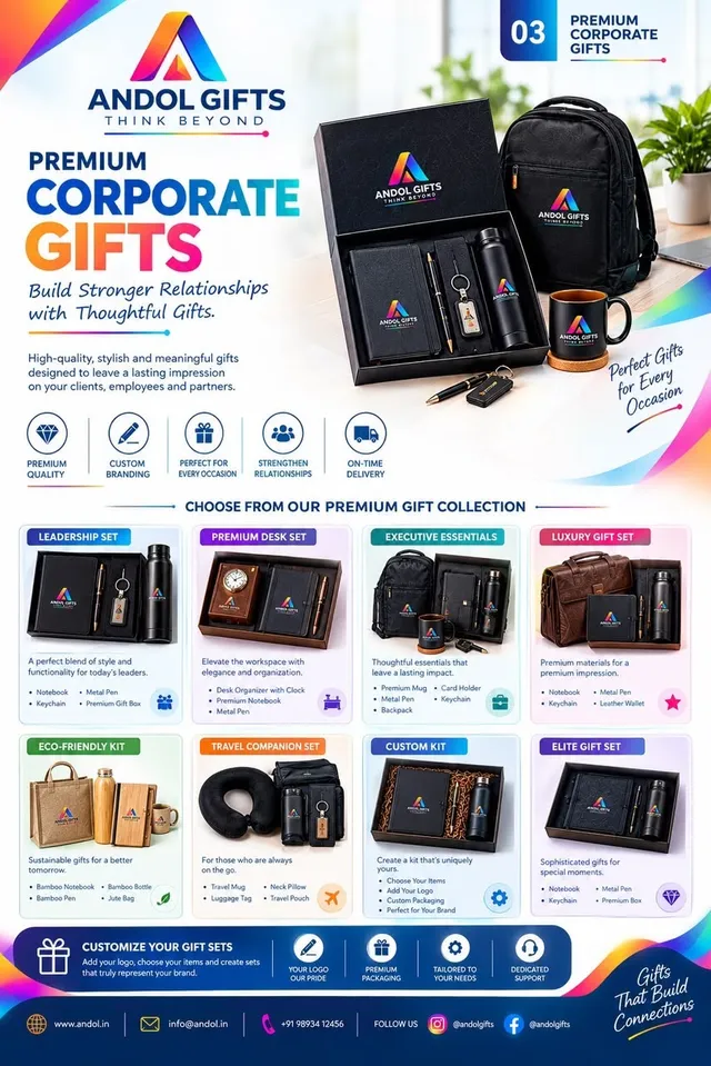 Premium Corporate Gifts catalogue page
